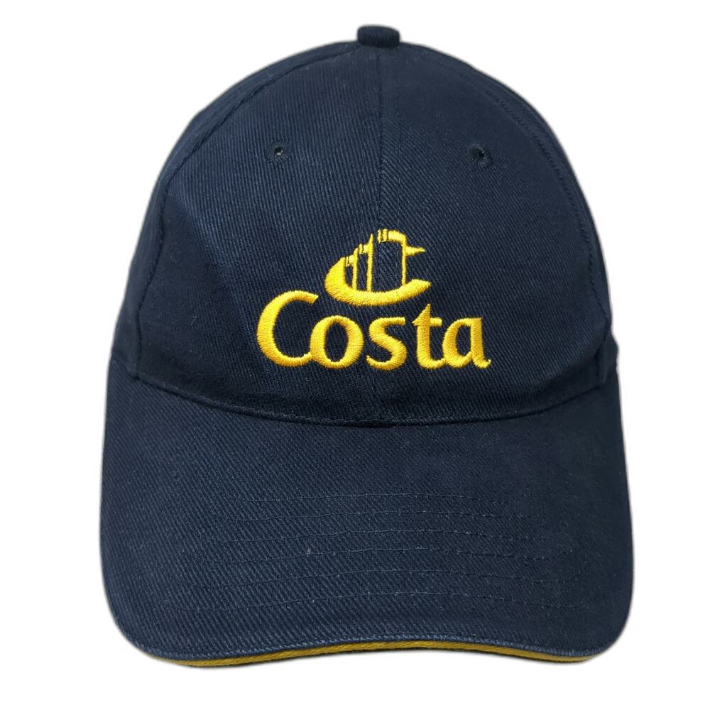 ProSport Costa Cruises Baseball Cap Blue Yellow One Size Embroidered Logo Hat